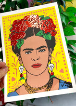 Load image into Gallery viewer, Frida A4 Foiled Art Print
