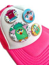 Load image into Gallery viewer, 1990s Furby Inspired Snapback Truckers Cap
