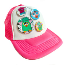 Load image into Gallery viewer, 1990s Furby Inspired Snapback Truckers Cap
