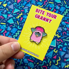 Load image into Gallery viewer, Furby Enamel Light Pink Pin Badge
