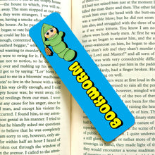 Load image into Gallery viewer, Glow Worm Bookworm Bookmark
