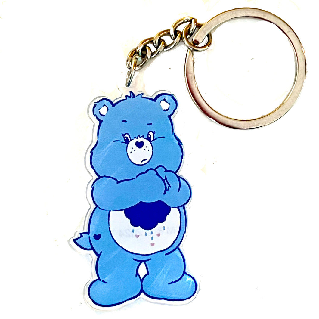 Grumpy Bear Care Bear Keyring Keyring