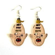 Load image into Gallery viewer, Hey Your Guys Sloth From Goonies Inspired Earrings
