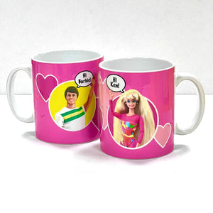 Hi Barbie Hi Ken Doll Ceramic Mug