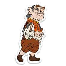 Load image into Gallery viewer, Hoggle From Labyrinth 1980s Film Inspired Vinyl Sticker
