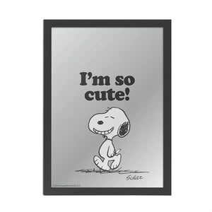 Peanuts I'm So Cute Snoopy Wall Mirror