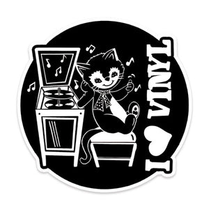 I ❤️ Vinyl Sticker