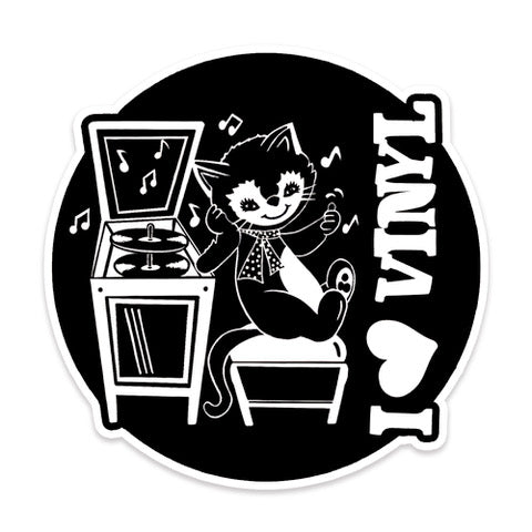 I ❤️ Vinyl Sticker