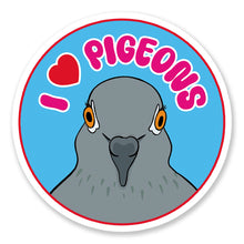 Load image into Gallery viewer, I ❤️ Pigeons Vinyl Sticker
