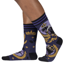 Load image into Gallery viewer, Royal Raven Crew Socks
