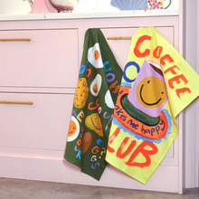 Load image into Gallery viewer, Coffee Club Tea Towel
