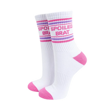 Load image into Gallery viewer, Spoiled Brat Ribbed Sports Socks

