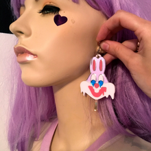 Load image into Gallery viewer, Melty Bunny Popsicle Mirror  Necklace
