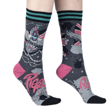 Load image into Gallery viewer, Punk Rock Pigeon Socks
