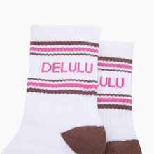 Load image into Gallery viewer, Delulu Ribbed Sports Socks

