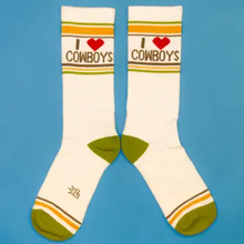 Load image into Gallery viewer, I ❤️ Cowboys Unisex Socks
