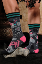 Load image into Gallery viewer, Punk Rock Pigeon Socks

