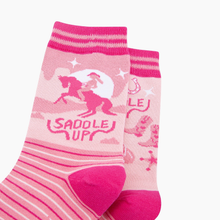 Load image into Gallery viewer, Saddle Up Western Style Horse Socks

