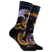 Load image into Gallery viewer, Royal Raven Crew Socks
