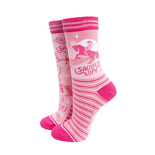 Load image into Gallery viewer, Saddle Up Western Style Horse Socks
