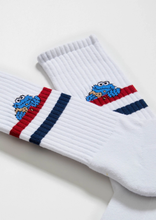 Load image into Gallery viewer, Cookie Monster Sesame Street Ribbed Socks
