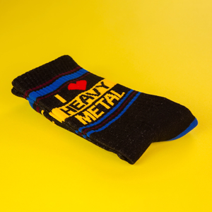 I ❤️ Heavy Metal Unisex Socks