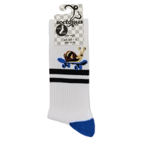Load image into Gallery viewer, Skateboarding Snail Socks
