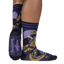 Load image into Gallery viewer, Royal Raven Crew Socks
