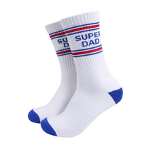 Load image into Gallery viewer, Super Dad Ribbed Sports Socks
