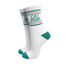 Load image into Gallery viewer, Cat Mom Ribbed Sports Socks
