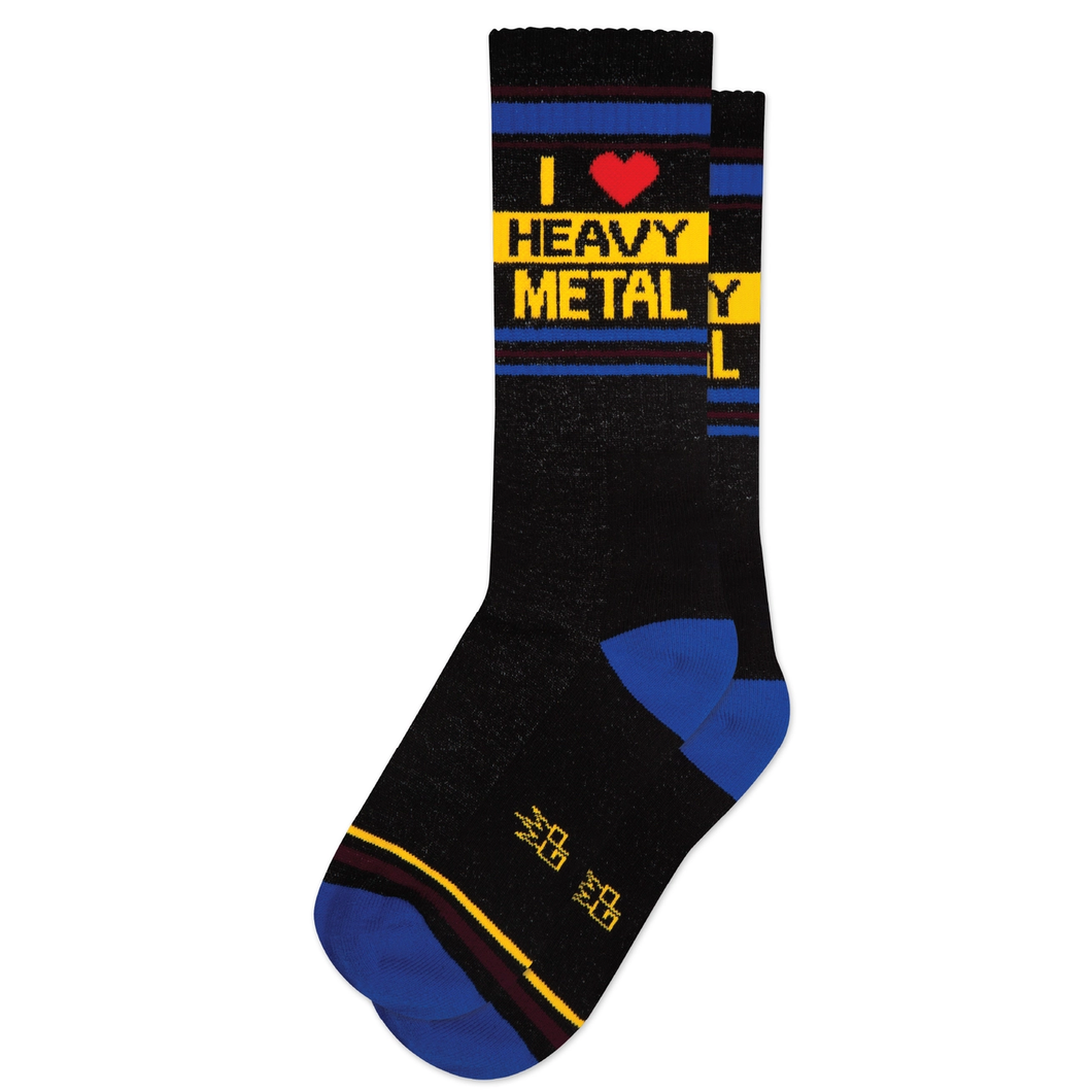 I ❤️ Heavy Metal Unisex Socks