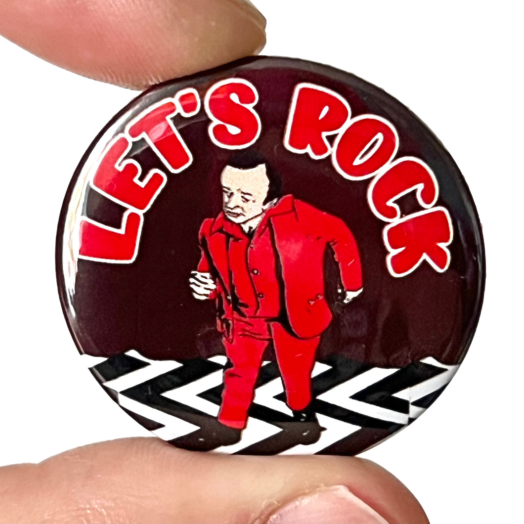 Twin Peaks Let’s Rock Button Pin Badge