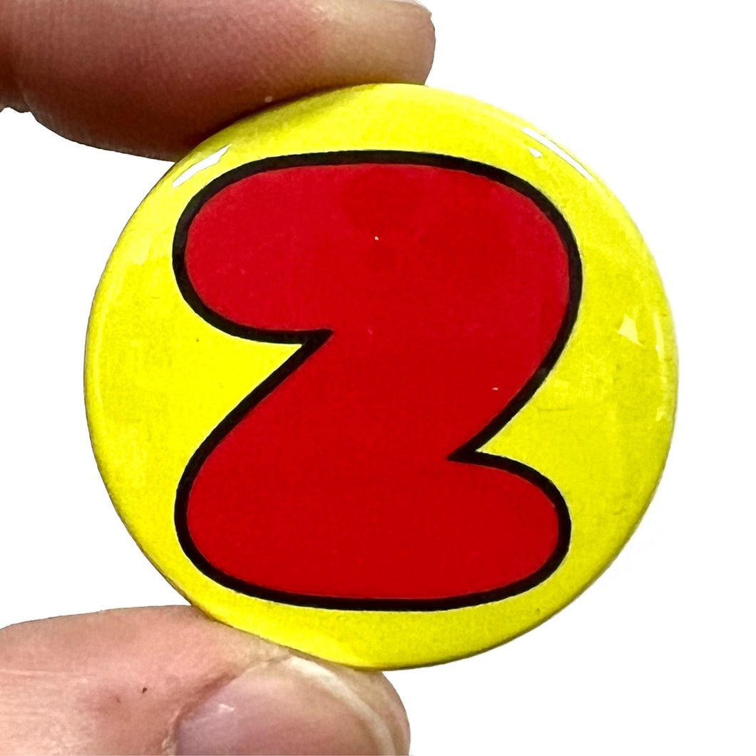 Letter Z Button Pin Badge