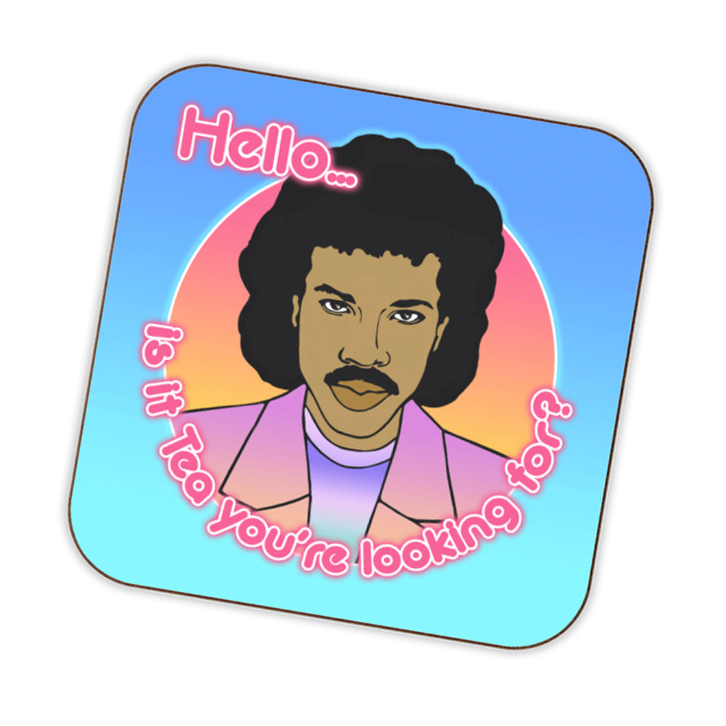 Hello Is It Tea You're Looking For Lionel Inspired Drinks Coaster