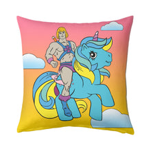 Load image into Gallery viewer, My Little He-Man Faux Suede Cushion
