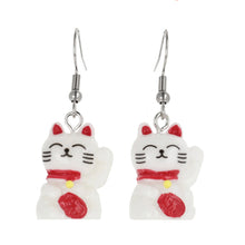 Load image into Gallery viewer, Lucky Cat Earrings
