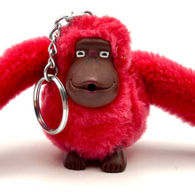 Load image into Gallery viewer, Fluffy Pink Monkey Keyring Keyring
