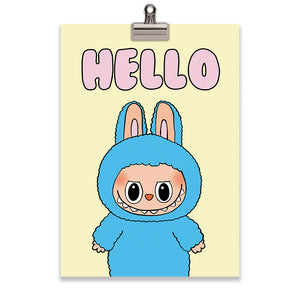 Cute Monster A4 Art Print