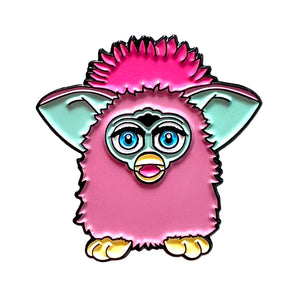 Furby Deep Pink Enamel Pin Badge