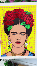 Load and play video in Gallery viewer, Frida A4 Foiled Art Print

