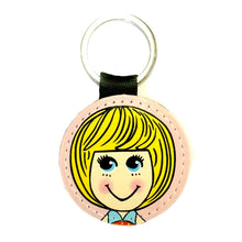 Load image into Gallery viewer, Dolly Face Keyring
