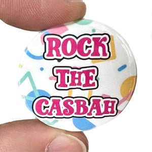The Clash Rock The Casbah Punk Inspired Button Pin Badge