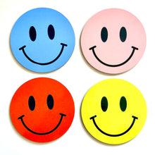 Load image into Gallery viewer, Happy Face Drinks Coasters
