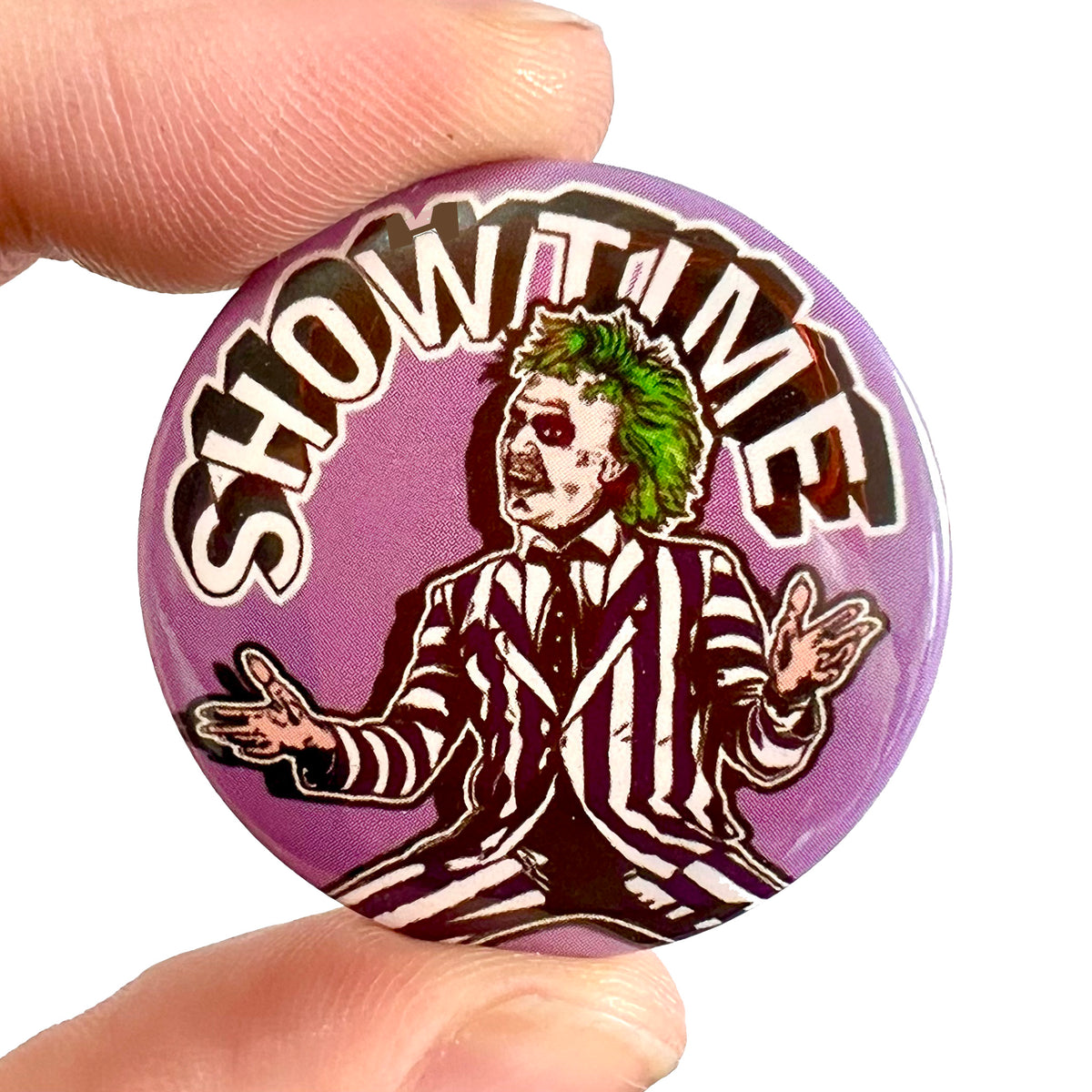 Show Time Button Pin Badge – Bite Your Granny