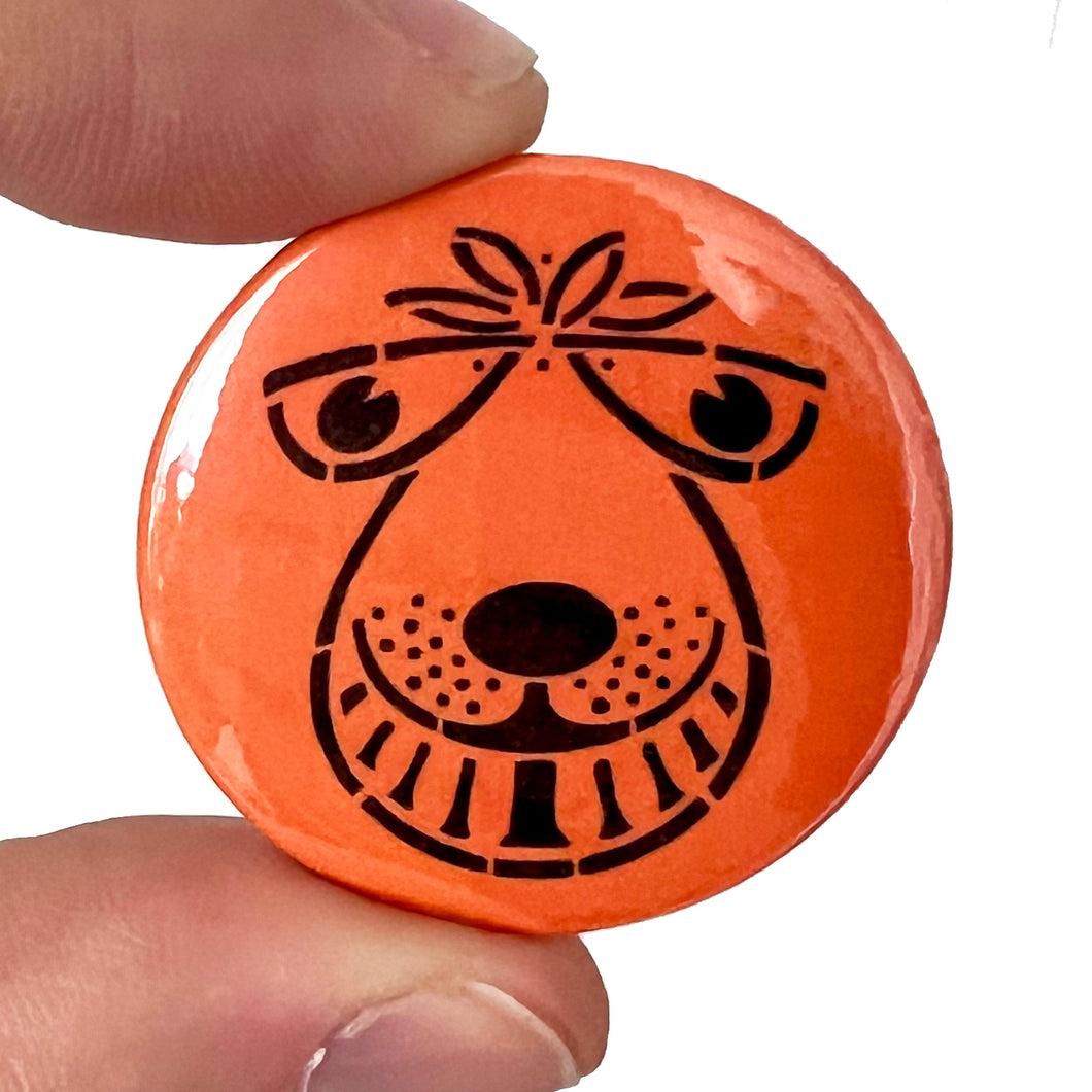 Space Hopper Button Pin Badge