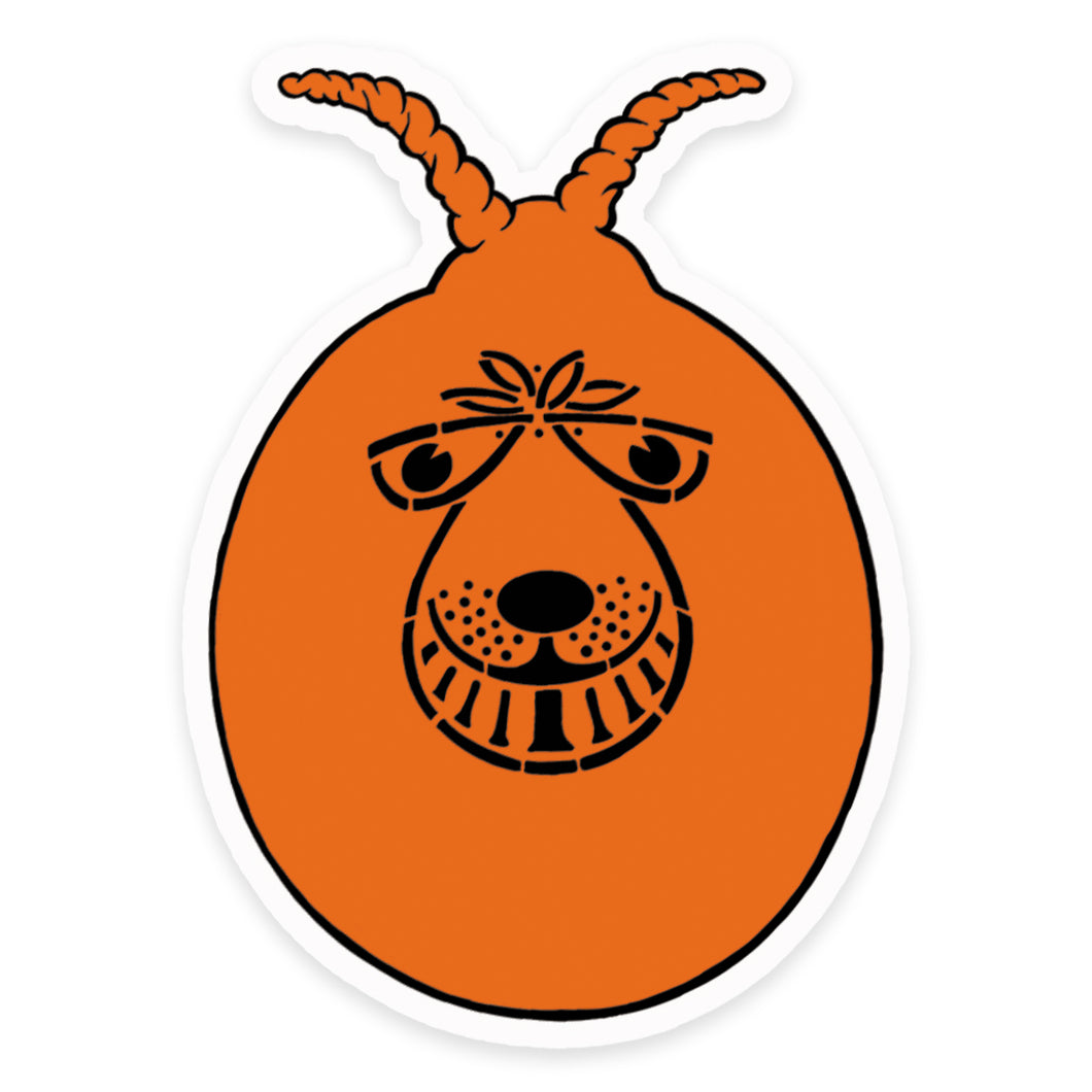 1970s Inspired Space Hopper Vinyl Sticker