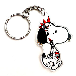 Tattoo Punk Beagle Keyring