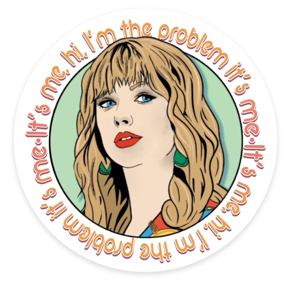 Taylor Swift Inspired Vinyl Sticker – Bite Your Granny