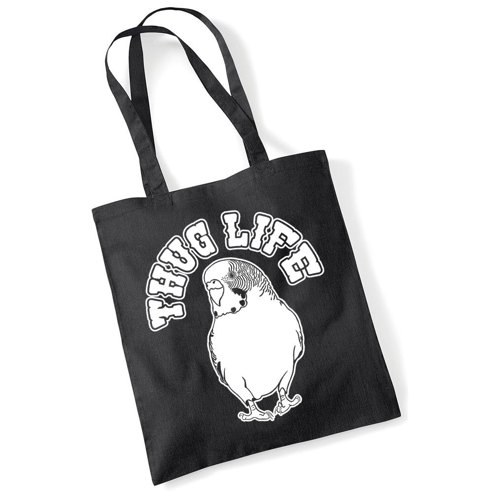 Thug Life Budgie Tote Bag