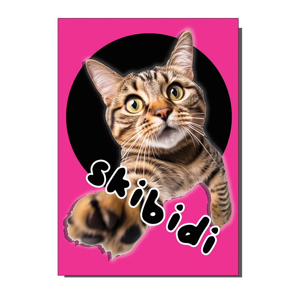 Skibidi Greetings Card